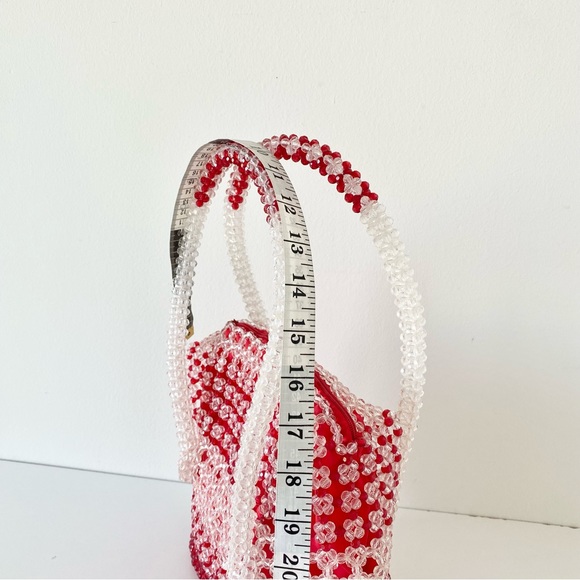 Vintage Handmade Beaded Handbag - Picture 10 of 11